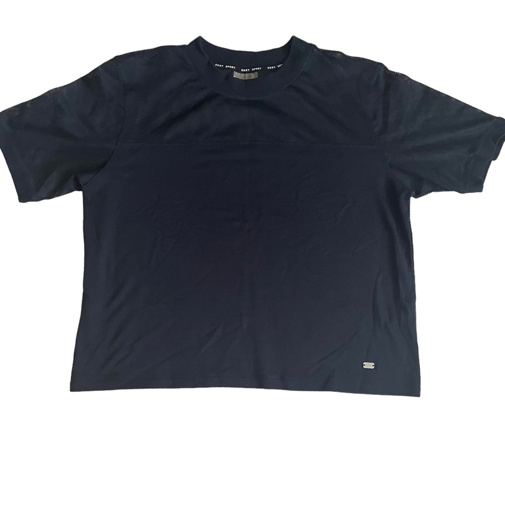 DKNY Sport Mesh-Block T-shirt Sz M